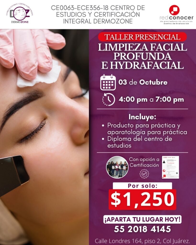 curso limpieza facial