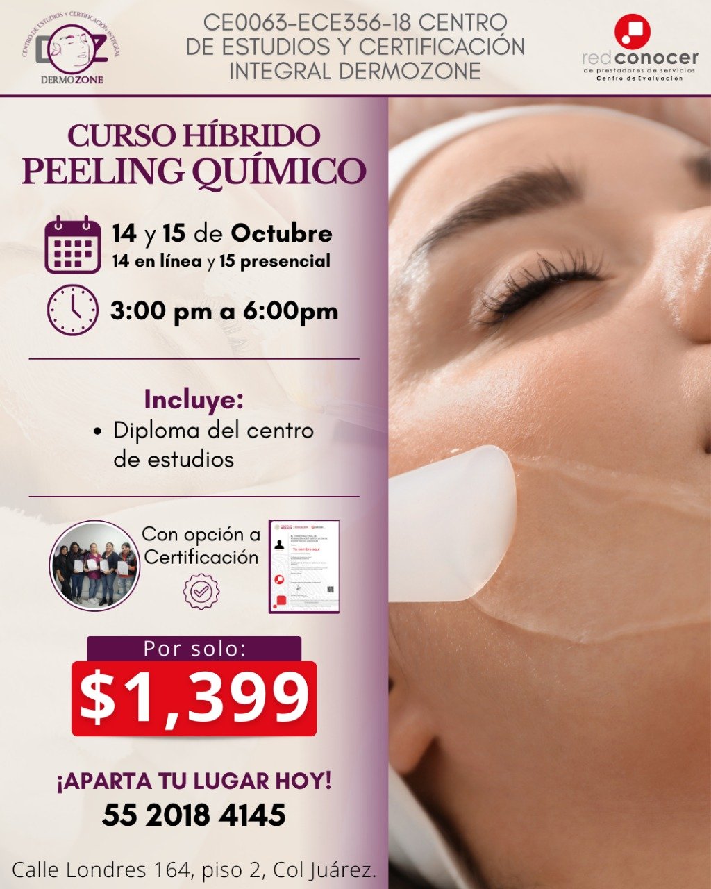curso peeling quimico