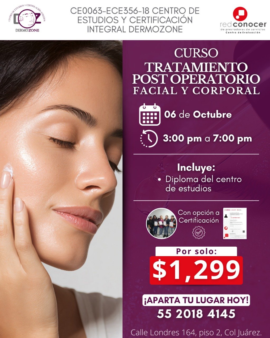 curso tratamiento post operatorio